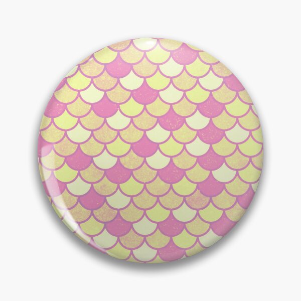 Item preview, Yellow and Pink Mermaid Scales Pattern designed and sold by Saanis.