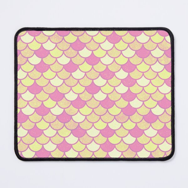 Item preview, Yellow and Pink Mermaid Scales Pattern designed and sold by Saanis.
