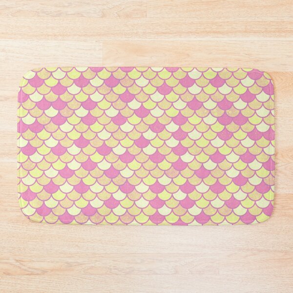 Item preview, Yellow and Pink Mermaid Scales Pattern designed and sold by Saanis.