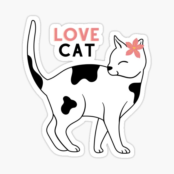 Cute Cat Pfps Stickers for Sale