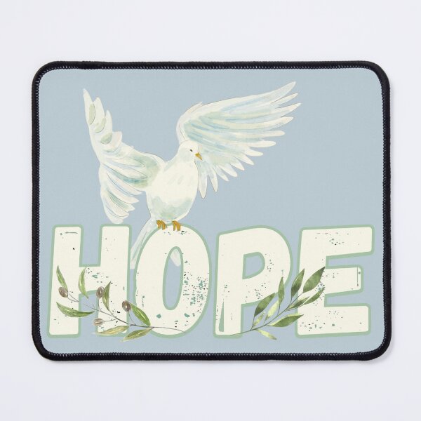 Item preview, Hope White Dove And Olive Branches designed and sold by TrulyEpoque.