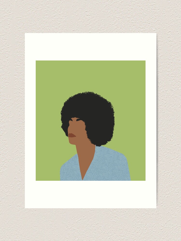 Alternate view of Angela Davis - Feminist Icons and Inspiring Women Art Print