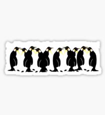 Ten penguins Sticker