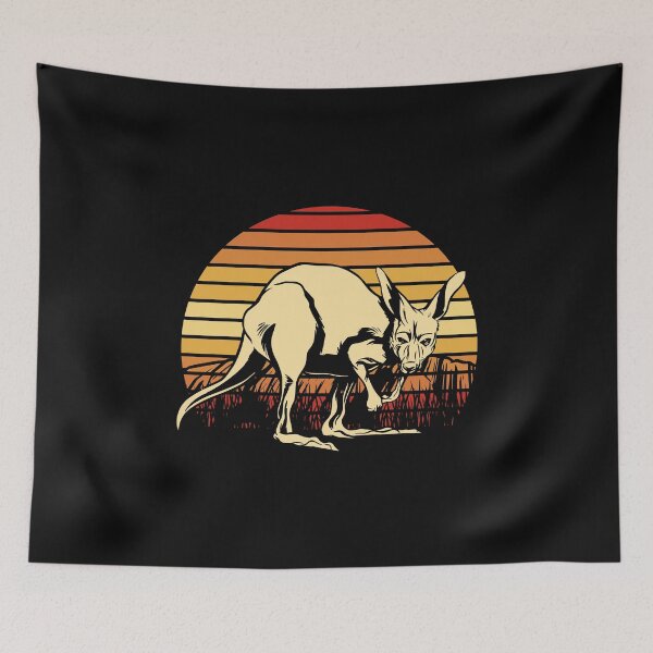 Item preview, kangaroo sunset designed and sold by DerSenat.