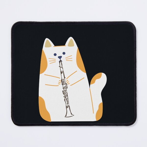 Item preview, Cat Playing The CLARINET Essential T-Shirt designed and sold by OliwOlszewska.