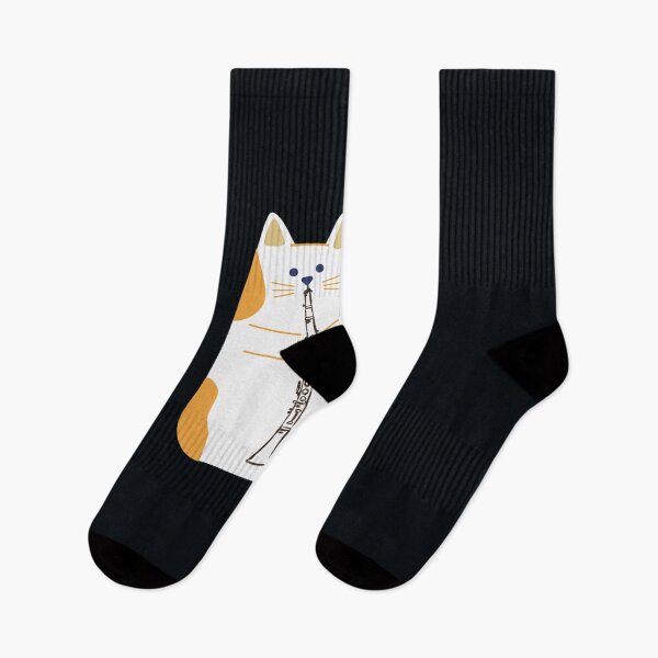 Item preview, Cat Playing The CLARINET Essential T-Shirt designed and sold by OliwOlszewska.