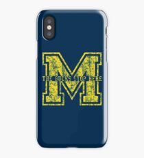 M - The Bucks Stop Here - Maize Vintage iPhone Case