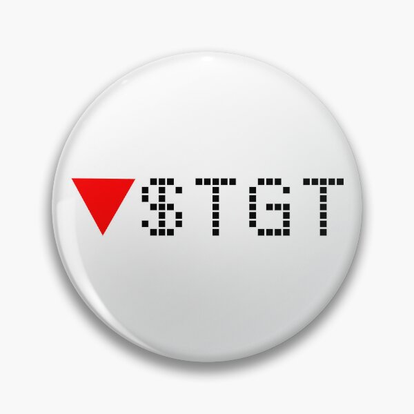 Item preview, Target ($TGT) Stock Ticker Red - Black Font designed and sold by frankyou.