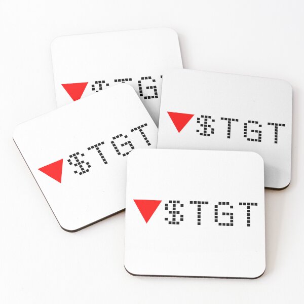 Item preview, Target ($TGT) Stock Ticker Red - Black Font designed and sold by frankyou.