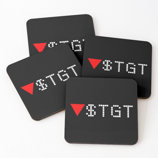 Item preview, Target ($TGT) Stock Ticker Red - White Font designed and sold by frankyou.
