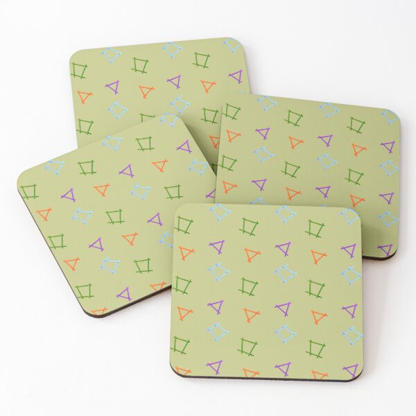 Item preview, Popsicle Stick Geometry - Green Version designed and sold by KeksWorkroom.