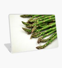 A close up image of fresh asparagus Laptop Skin