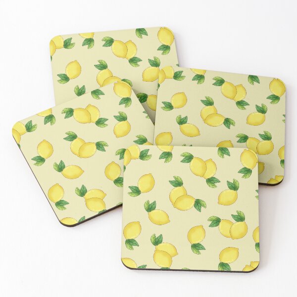 Item preview, Aesthetic Watercolor Lemon Pattern designed and sold by Yakuinie.