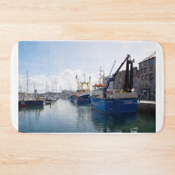 Item preview, Fishing boats in Sutton Harbour designed and sold by days-photographic.
