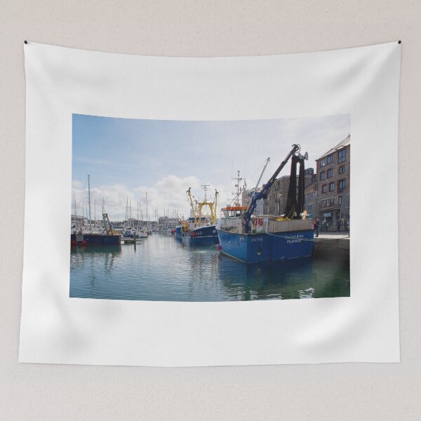 Item preview, Fishing boats in Sutton Harbour designed and sold by days-photographic.