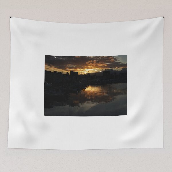 Item preview, Sunset over Sutton Harbour Plymouth designed and sold by days-photographic.