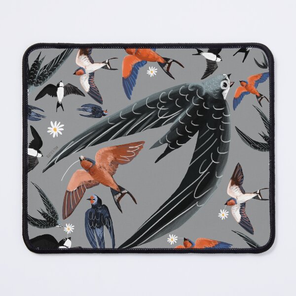 Item preview, Swallows and swift pattern Ultimate grey version designed and sold by belettelepink.