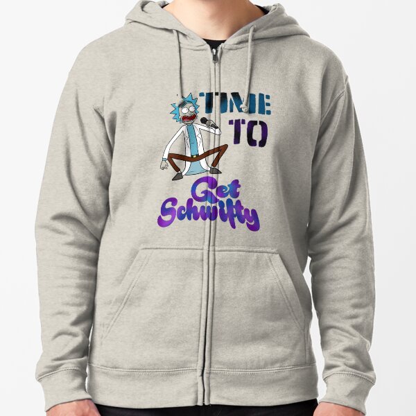 Time To Get Schwifty Zipped Hoodie