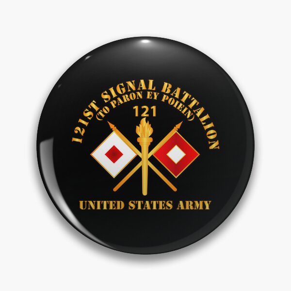 Artikelvorschau, Armee - 121. Signal Bn mit BR - US-Armee mit BN NUM X 300 entworfen und verkauft von Military Insignia Products.