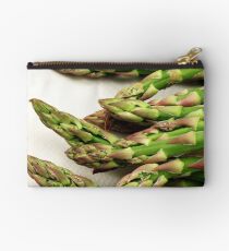 A close up image of fresh asparagus Studio Pouch