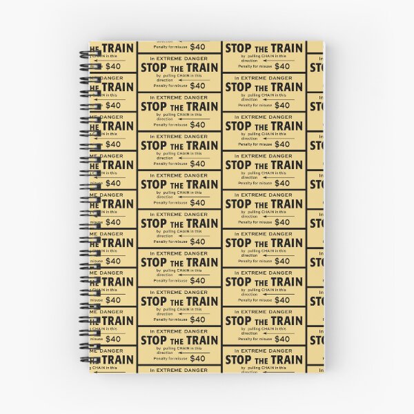 Item preview, In extreme danger stop the train designed and sold by Green-over-red.