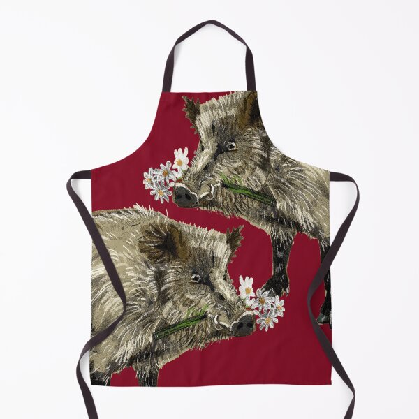 Item preview, Love a boar!! Valentine pig in red designed and sold by belettelepink.