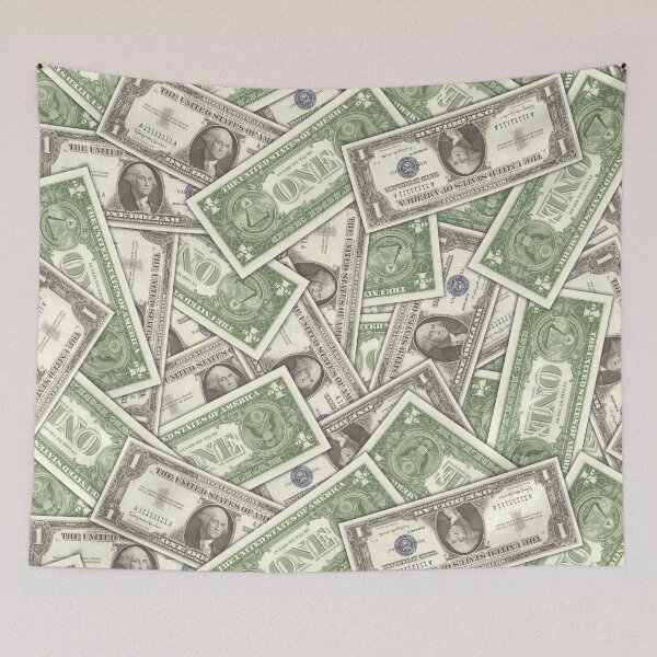 Item preview, Vintage US money. Obverse and reverse of one dollar banknote 1957 designed and sold by GAleksS.