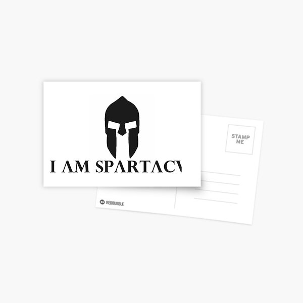 Ich bin SPARTACUS Postkarte