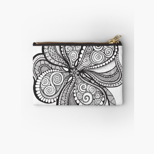 Item preview, Clover Leaf - Zentangle-style designed and sold by Sideofthehill.