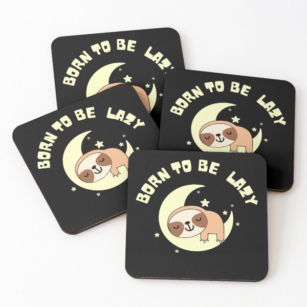 Item preview, Born To Be Lazy designed and sold by azy2shop.