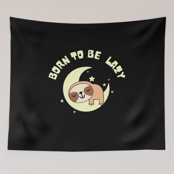 Item preview, Born To Be Lazy designed and sold by azy2shop.