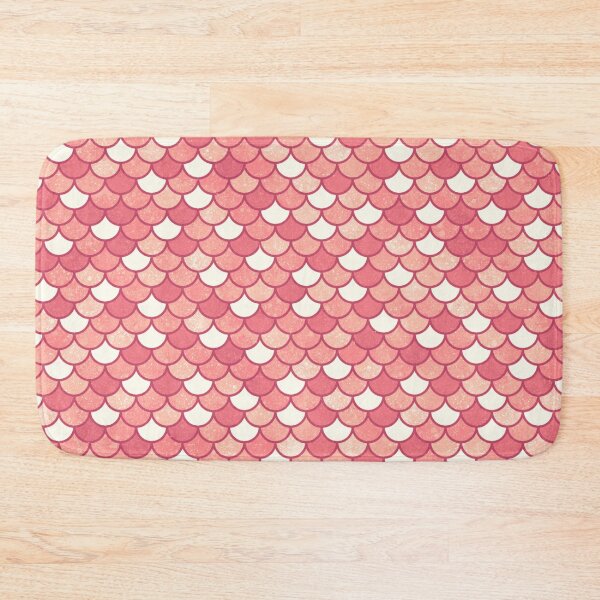 Item preview, Warm Pink Mermaid Scales Pattern designed and sold by Saanis.