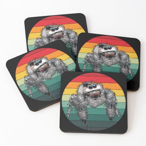 Item preview, Cute Vintage Sunset Jumping Spider designed and sold by Zurickdesigns.