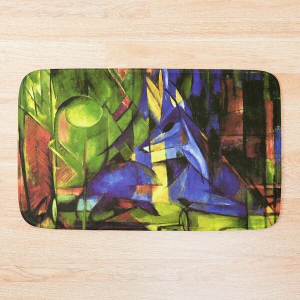 Item preview, Deer in the Forest II by Franz Marc designed and sold by WonderweissStudio.