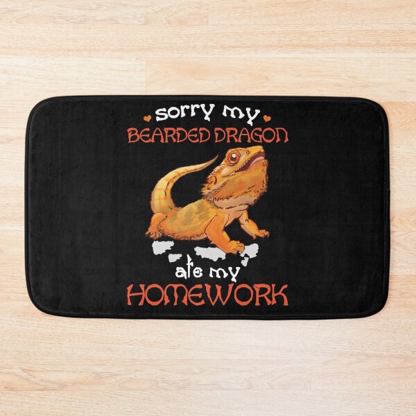 Item preview, Funny Bearded Dragon Cute Lizard Beardie Ate My Homework designed and sold by PeterGignac.