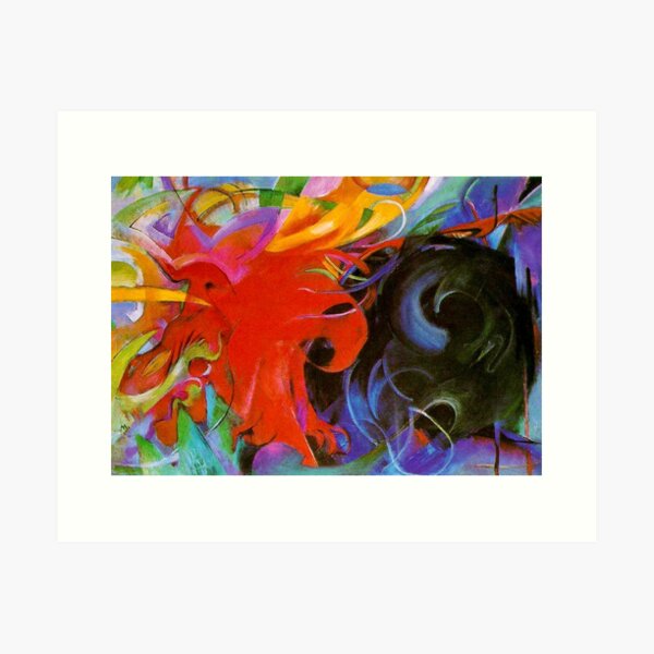 Item preview, Fighting Forms by Franz Marc designed and sold by WonderweissStudio.