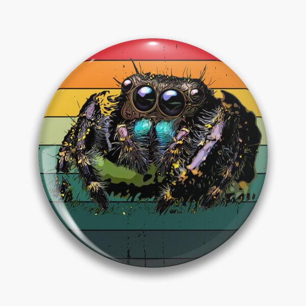Item preview, Cute Vintage Sunset Jumping Spider designed and sold by Zurickdesigns.
