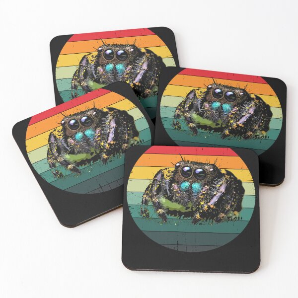 Item preview, Cute Vintage Sunset Jumping Spider designed and sold by Zurickdesigns.