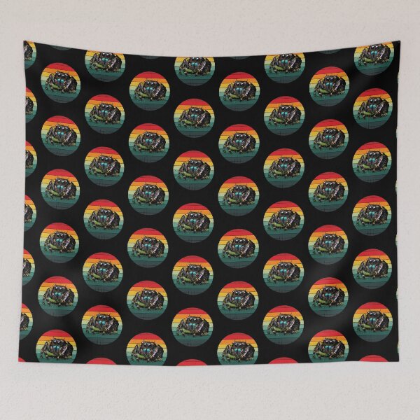 Item preview, Cute Vintage Sunset Jumping Spider designed and sold by Zurickdesigns.