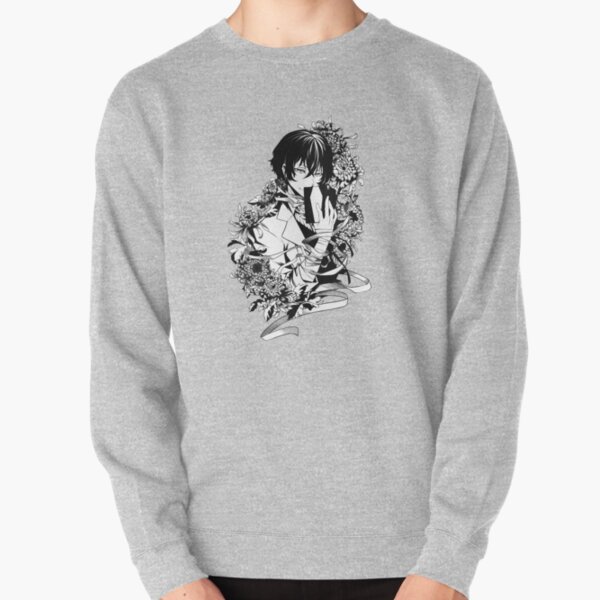 Dazai (B&W) Pullover Sweatshirt