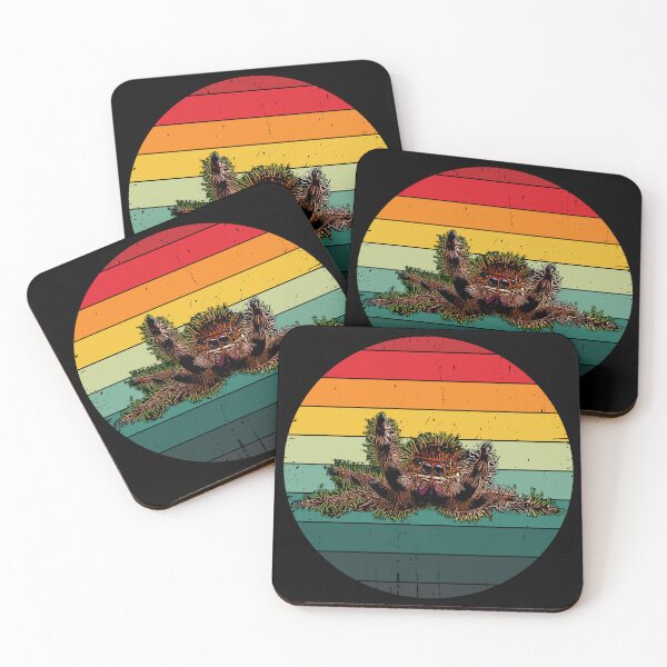 Item preview, Cute Vintage Sunset Jumping Spider designed and sold by Zurickdesigns.