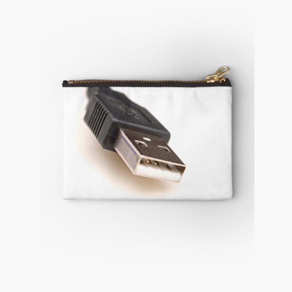 Item preview, A black usb cable connector isolated on white designed and sold by tethysimaging.