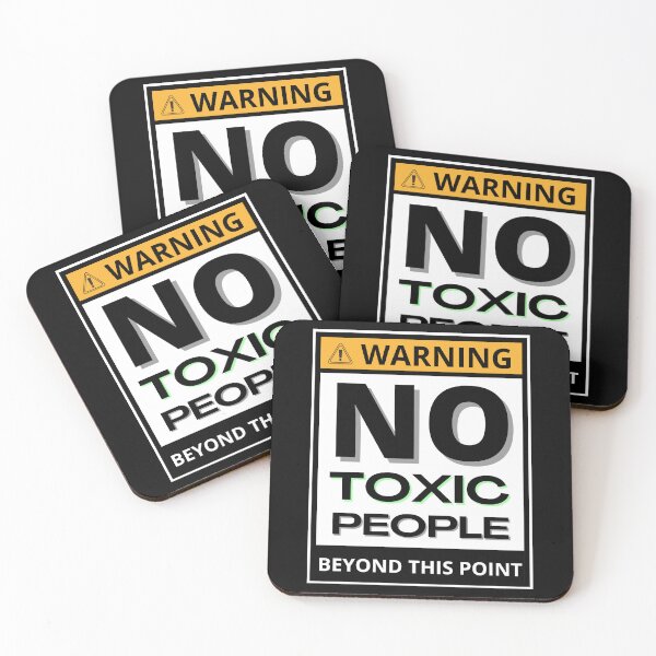 Item preview, NO TOXIC PEOPLE BEYOND THIS POINT  designed and sold by KingsManKind.