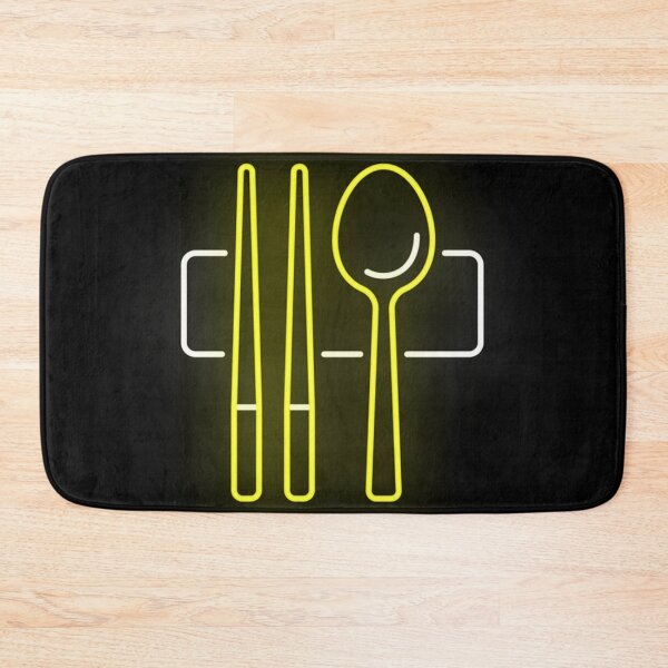 Item preview, Korean Cutlery set Neon Sign Sujeo 수저 On Black background Classic  designed and sold by granbyhaineys.