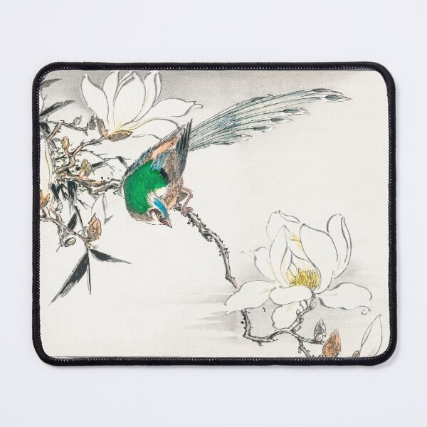 Item preview, CHINESE TREE PIPIT AND MAGNOLIA BY NUMATA K WALL ART designed and sold by GamaArtDesign.