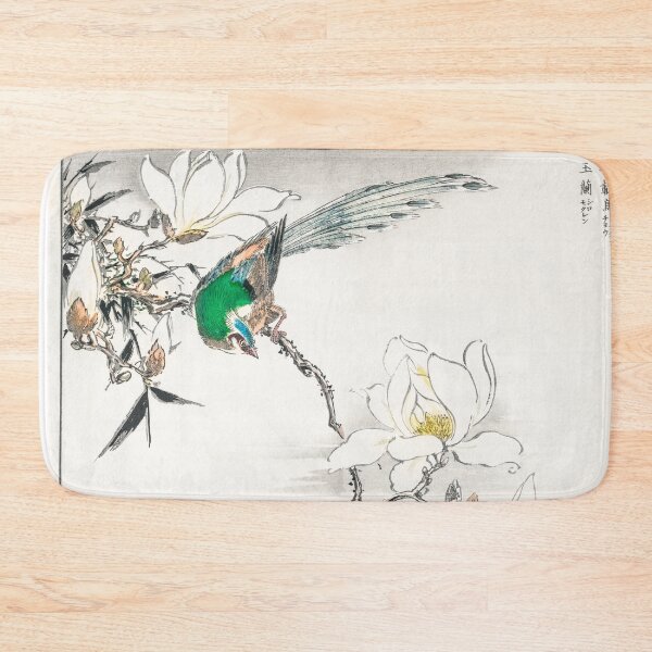 Item preview, CHINESE TREE PIPIT AND MAGNOLIA BY NUMATA K WALL ART designed and sold by GamaArtDesign.