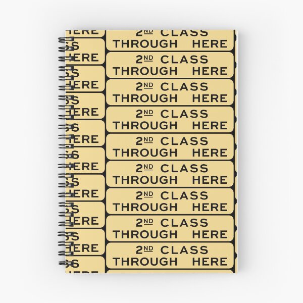 Item preview, 2nd class through here designed and sold by Green-over-red.