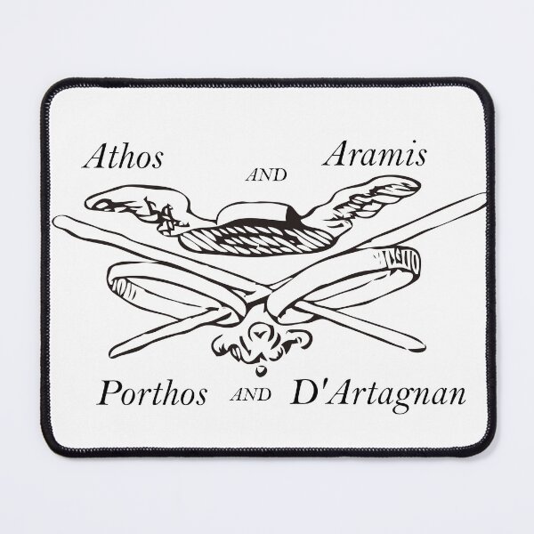 Item preview, The Three Musketeers - Athos, Aramis, Porthos, D'Artagnan - Alexandre Dumas designed and sold by Vintage-TM.