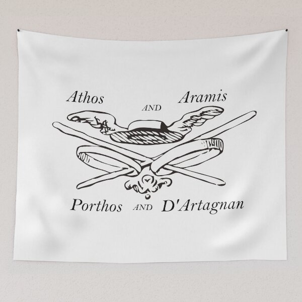 Item preview, The Three Musketeers - Athos, Aramis, Porthos, D'Artagnan - Alexandre Dumas designed and sold by Vintage-TM.