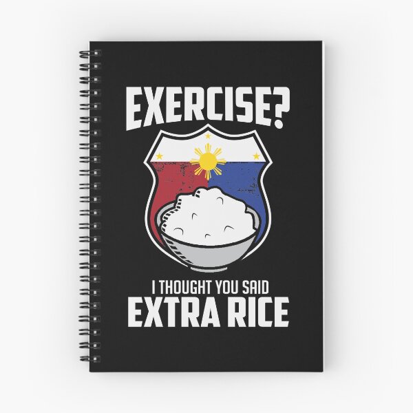 Item preview, Exercise I Thought You Said Extra Rice Philippines Funny designed and sold by banwa.